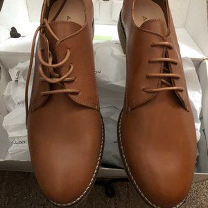 NIB Aldo Maedagua Brown Oxfords Size 9